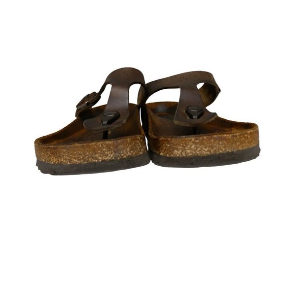 Birkenstock Gizeh Brown Leather Sandals‎ Size 37 beach boho - Picture 8 of 10